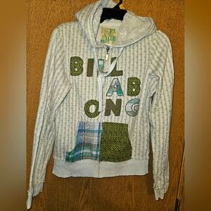 Billabong jacket with faux fur hood size Medium